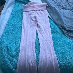 These are Edikted Desiree Knitted Low Rise Fold Over Pants. Size: M: NEVER WORN